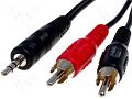 CABLE 1JACK 3,5  х 2RCA