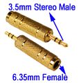 ADAPTER JACK TO MINI-JACK GOLD