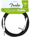 FENDER PERFORMANCE SERIiES INSTRUMENT CABLE, 10', ANGLED BLACK